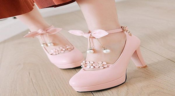 dress shoes rimocy sweet super high heels lolita woman summer 2021 plus size 43 thick heeled platform pumps bowtie strap sandals7799921, Black
dress shoes rimocy sweet super high heels lolita woman summer 2021 plus size 43 thick heeled platform pumps bowtie strap sandals7799921, Black