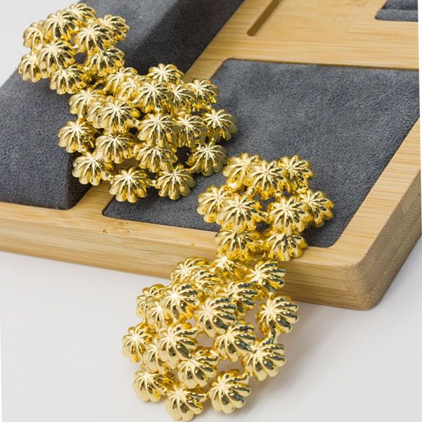 knot drop earrings pendant for women fashion jewelry 2021 flower 24k gold plated hanging dangle big earring for wedding party, Silver
knot drop earrings pendant for women fashion jewelry 2021 flower 24k gold plated hanging dangle big earring for wedding party, Silver