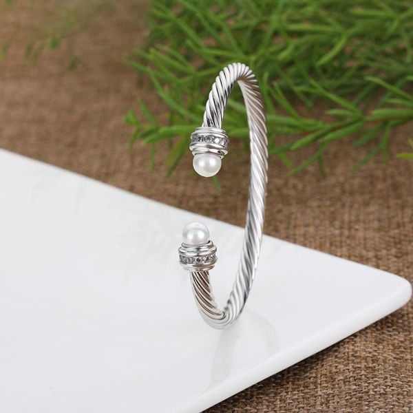 bangle jade angel women's cable bracelets and bracelets white gold copper wire bracelets fashion pearl jewelry, Black
bangle jade angel women's cable bracelets and bracelets white gold copper wire bracelets fashion pearl jewelry, Black