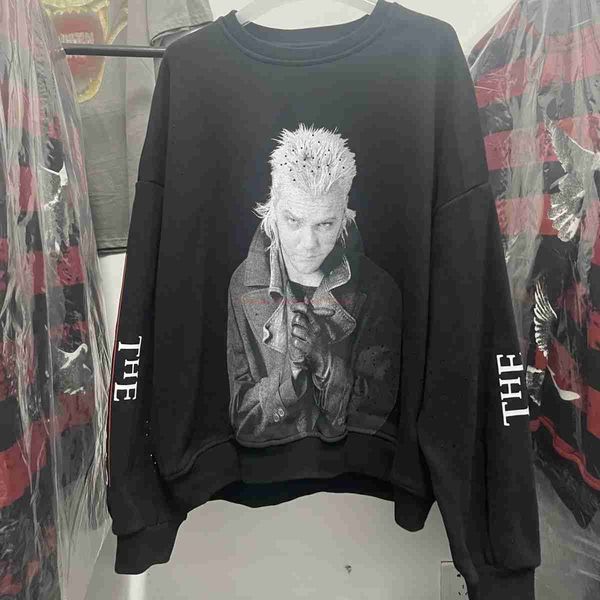 men's sweatshirts designer clothing mens am student party autonomous amies damaged sweater lost boy high street round thickened c, Black
men's sweatshirts designer clothing mens am student party autonomous amies damaged sweater lost boy high street round thickened c, Black