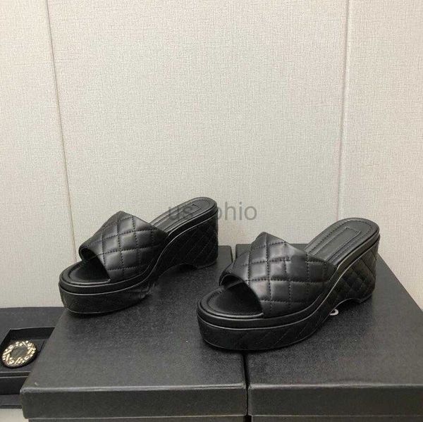 slippers luxury leather women slippers thicksoled wedge designer sandal summer fashion leisure beach shoes classic luxury sheepskin slipper, Black
slippers luxury leather women slippers thicksoled wedge designer sandal summer fashion leisure beach shoes classic luxury sheepskin slipper, Black