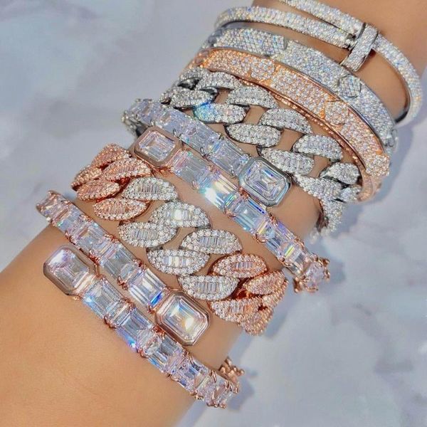 bangle new iced out bling baguette cz bracelet gold silver color square zircon charm opened bangle for men women luxury hiphop jewelry, Black
bangle new iced out bling baguette cz bracelet gold silver color square zircon charm opened bangle for men women luxury hiphop jewelry, Black