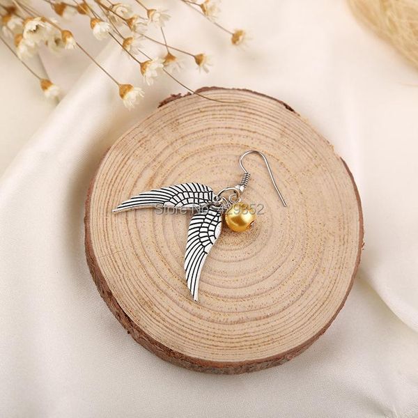 knot movie jewelry the golden snitch earrings fashion personality women earrings wing earrings wholesale 24pairs/lot, Silver
knot movie jewelry the golden snitch earrings fashion personality women earrings wing earrings wholesale 24pairs/lot, Silver