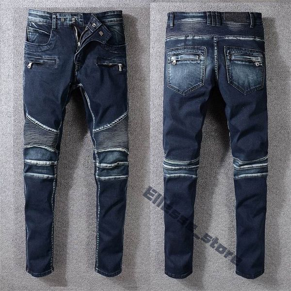 mens designer jeans distressed ripped biker slim fit motorcycle bikers denim for men s fashion mans black pants pour hommes 15 c777, Blue
mens designer jeans distressed ripped biker slim fit motorcycle bikers denim for men s fashion mans black pants pour hommes 15 c777, Blue