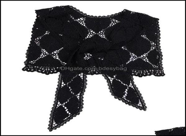 women summer crochet floral lace shawl hollow solid color fake collar necklace k3nf drop delivery 2021 neck ties fashion accessori9197283, Blue;purple
women summer crochet floral lace shawl hollow solid color fake collar necklace k3nf drop delivery 2021 neck ties fashion accessori9197283, Blue;purple