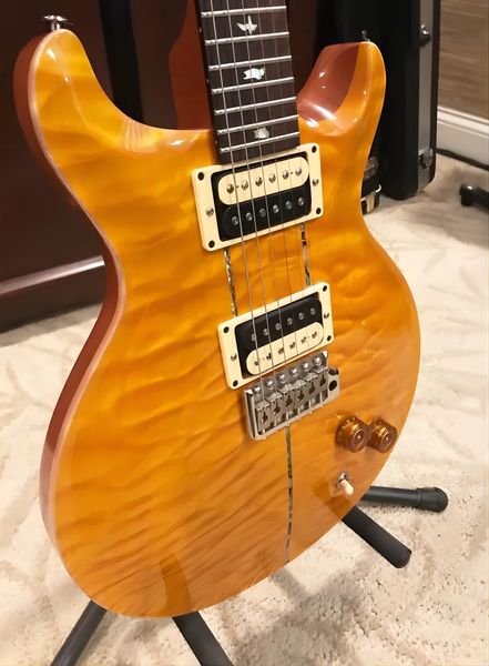 custom santana ll santana yellow quilt maple guitar reed smith 24 frets china made electric guitars
custom santana ll santana yellow quilt maple guitar reed smith 24 frets china made electric guitars