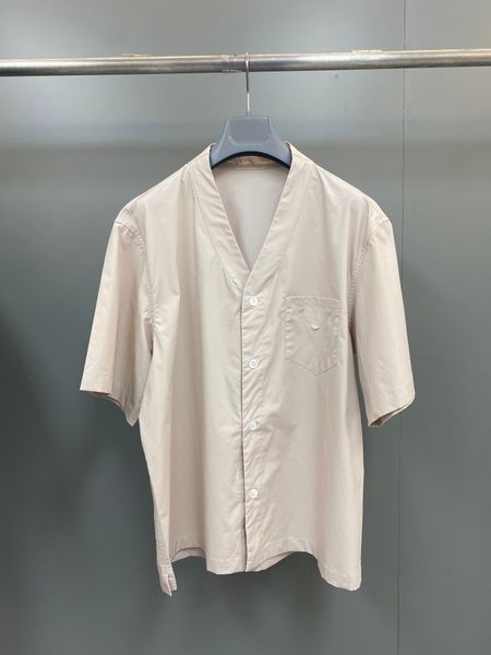 summer new mens casual shirt fashion v-neck single breasted design european size shirt brand designer short sleeved shirt, White;black
summer new mens casual shirt fashion v-neck single breasted design european size shirt brand designer short sleeved shirt, White;black