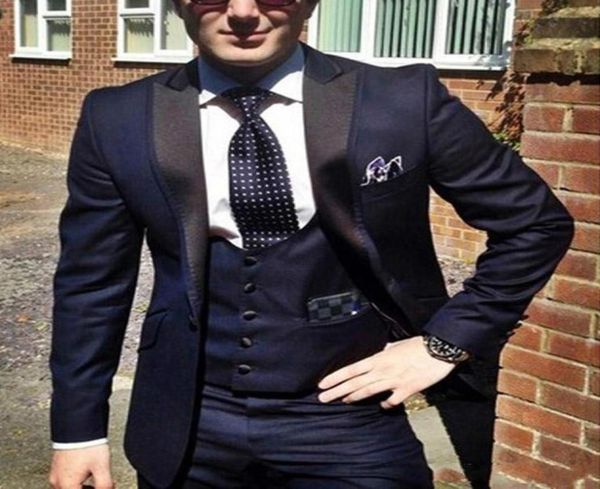 navy blue wedding suits 3 pieces groom tuxedos slim fit peaked lapel blazer custom made formal business suits prom party suits for3909884, Black;gray
navy blue wedding suits 3 pieces groom tuxedos slim fit peaked lapel blazer custom made formal business suits prom party suits for3909884, Black;gray