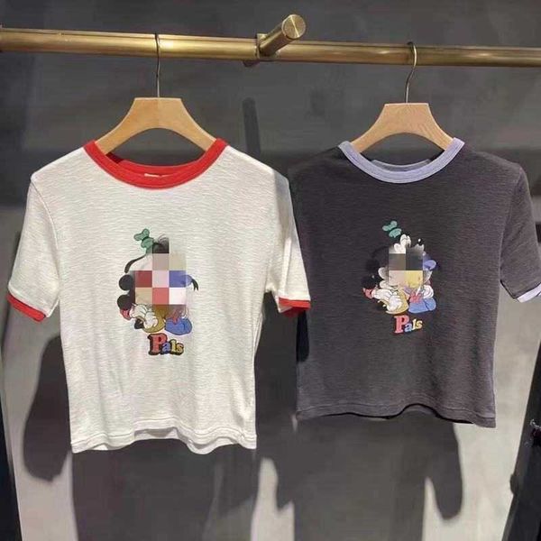 fidelity m family 2022 spring/summer new cute cartoon print contrast collar short t-shirt for women 028fay90-5000, White;black
fidelity m family 2022 spring/summer new cute cartoon print contrast collar short t-shirt for women 028fay90-5000, White;black