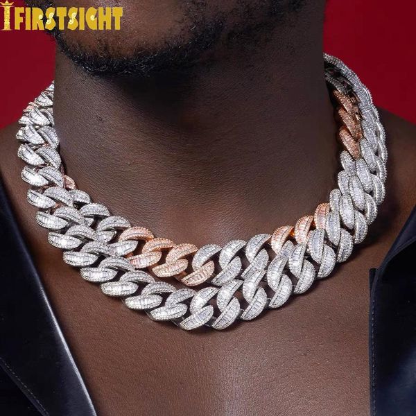 necklaces new iced out bling 20mm baguett cz cuban link chain necklace 5a zircon heavy chunky box clasp choker hip hop women men jewelry, Silver
necklaces new iced out bling 20mm baguett cz cuban link chain necklace 5a zircon heavy chunky box clasp choker hip hop women men jewelry, Silver