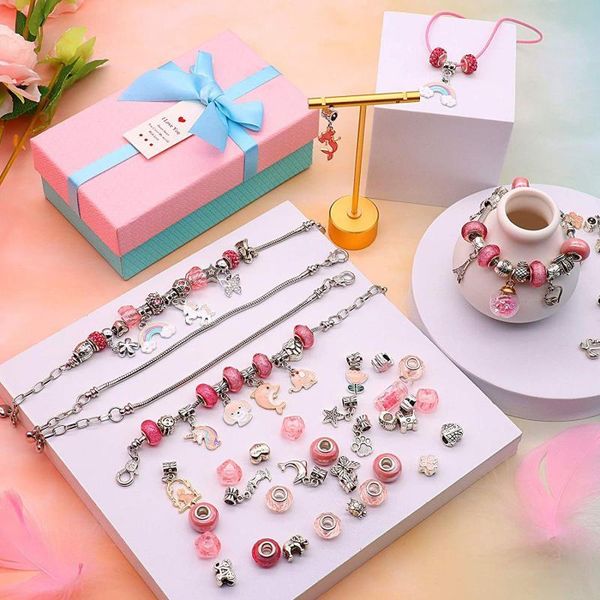bangle new year present pandora alloy beads set for diy child bracelet jewerly making accessories charm big hole crystal bead gift kit, Black
bangle new year present pandora alloy beads set for diy child bracelet jewerly making accessories charm big hole crystal bead gift kit, Black