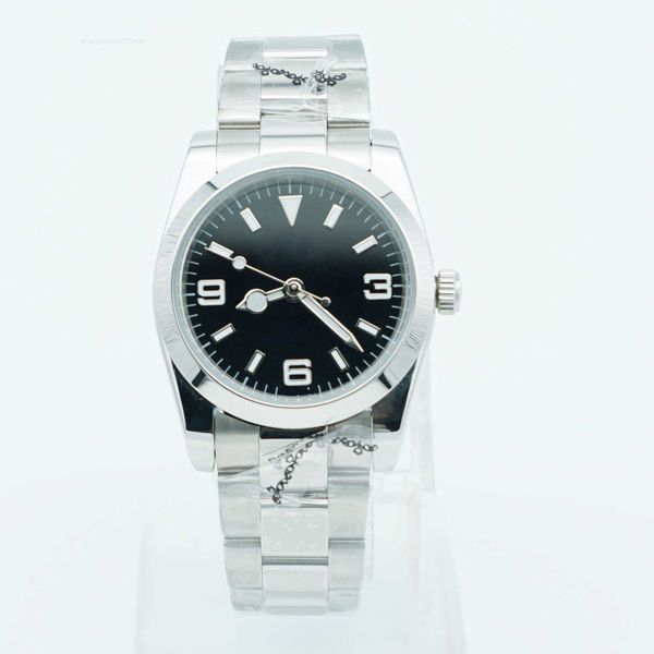 st9 steel men watch quality automatic 36mm smooth bezel black dial flod clasp sapphire glass mens wristwatches steel, Slivery;black
st9 steel men watch quality automatic 36mm smooth bezel black dial flod clasp sapphire glass mens wristwatches steel, Slivery;black