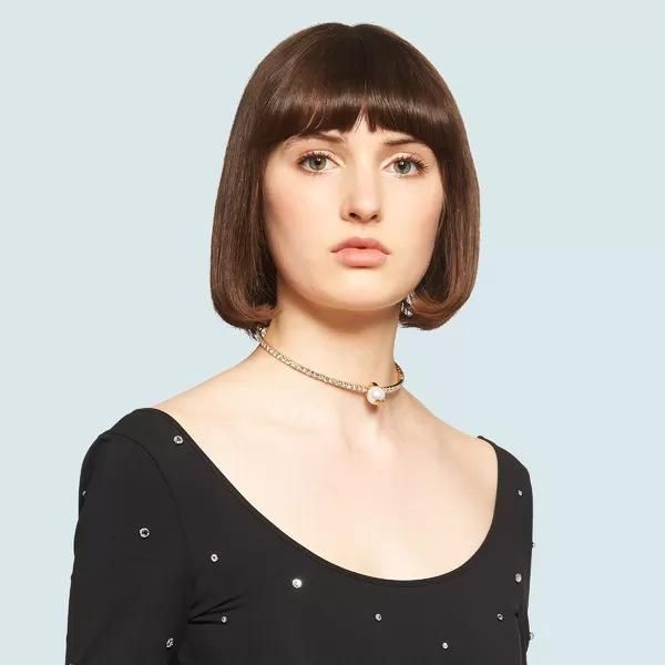 necklaces fashion crystal pearl necklace temperament allmatch necklace, Silver