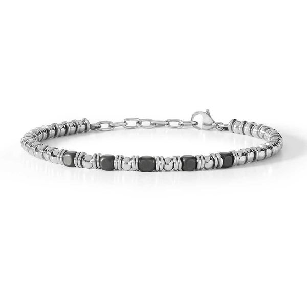 bangle runda men's stainless steel bracelet beaded chain adjustable size 22cm fashion handmade beads bracelet for men, Black
bangle runda men's stainless steel bracelet beaded chain adjustable size 22cm fashion handmade beads bracelet for men, Black