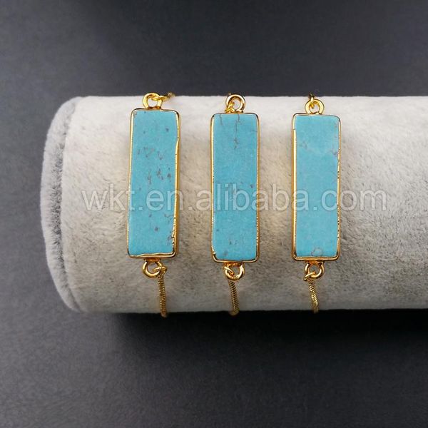 bangle wtb344 wholesale natural green stone bracelet unique rectangle stone bracelet with gold color 10*30mm, Black
bangle wtb344 wholesale natural green stone bracelet unique rectangle stone bracelet with gold color 10*30mm, Black
