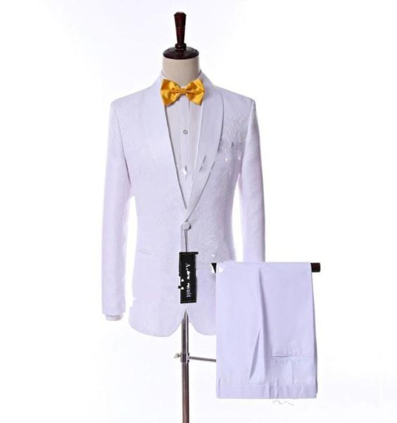 new popular side vent one button white paisley groom tuxedos shawl lapel slim fit groomsmen wedding men party suits jacketpants5472814, Black;gray
new popular side vent one button white paisley groom tuxedos shawl lapel slim fit groomsmen wedding men party suits jacketpants5472814, Black;gray