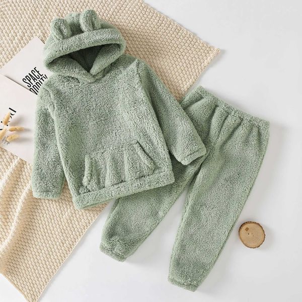 2022 warm winter baby boy girl thicken pure color pajamas set flannel fleece toddler sleepwear kids home suit h1td, White
2022 warm winter baby boy girl thicken pure color pajamas set flannel fleece toddler sleepwear kids home suit h1td, White