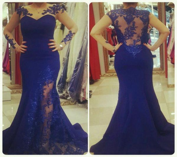 royal blue mermaid long sleeves pageant prom dresses hollow back with applique sequins split designer evening formal gown dress4518234, White;red
royal blue mermaid long sleeves pageant prom dresses hollow back with applique sequins split designer evening formal gown dress4518234, White;red