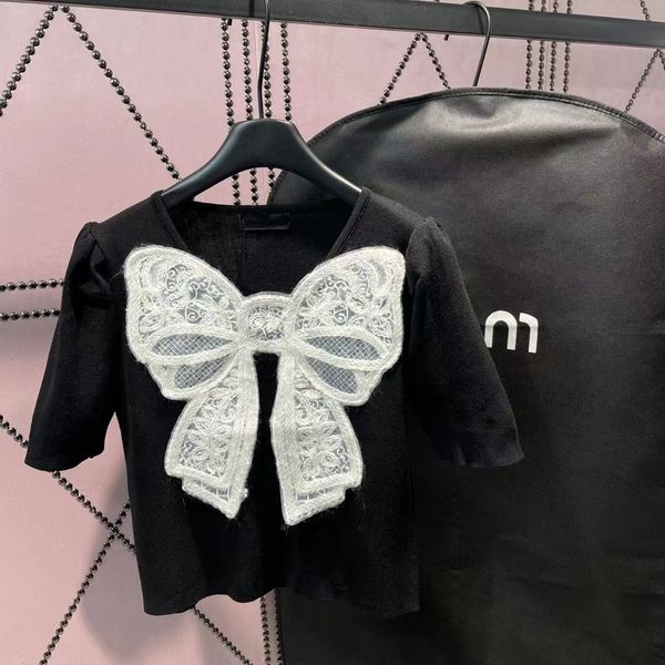 new women's new cartoon letter short sleeve bow t-shirt sweet lapel spring and summer pullover short top, White
new women's new cartoon letter short sleeve bow t-shirt sweet lapel spring and summer pullover short top, White