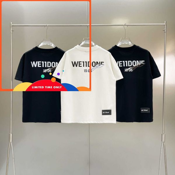 we11done niche trendy korean version short sleeved men and women loose fitting summer couple t-shirt welldone, White;black
we11done niche trendy korean version short sleeved men and women loose fitting summer couple t-shirt welldone, White;black