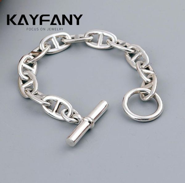 bangle unique design silver chain for women and men thick versions 925 silver bracelet bangle pig nose chain, Black
bangle unique design silver chain for women and men thick versions 925 silver bracelet bangle pig nose chain, Black