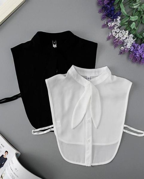 bow ties korean stand fake collar for women shirt bouse falose decoration female cute chiffon detachable vestido faux cols do2134917, Black;gray
bow ties korean stand fake collar for women shirt bouse falose decoration female cute chiffon detachable vestido faux cols do2134917, Black;gray