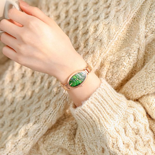 oval design steel band women's watch small green watch mens work watch romantic date montre de luxe rlx watches, Slivery;brown
oval design steel band women's watch small green watch mens work watch romantic date montre de luxe rlx watches, Slivery;brown