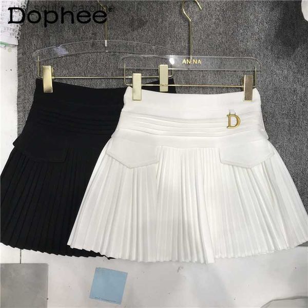 skirts preppy style white pleated a line dance mini skirts women new spring autumn high waist pocket stitching puffy short skirt l230522, Black
skirts preppy style white pleated a line dance mini skirts women new spring autumn high waist pocket stitching puffy short skirt l230522, Black
