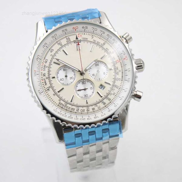 46mm new watch quality b06 b01 navitimer chronograph battery movement quartz silver dial men watch stainsteel steel mens wristwatches, Slivery;black
46mm new watch quality b06 b01 navitimer chronograph battery movement quartz silver dial men watch stainsteel steel mens wristwatches, Slivery;black