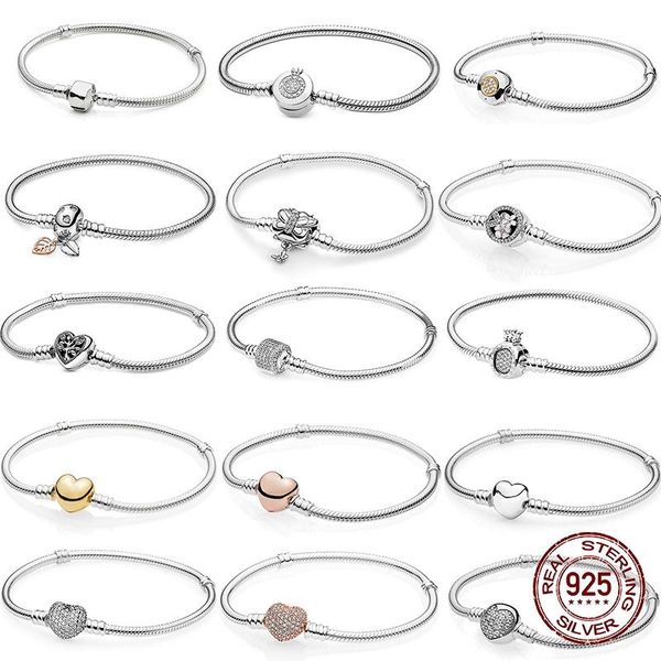 bangle sale 925 sterling silver heart leaves forever love snake chain bracelet fit original brand charm bead diy jewelry women gift, Black
bangle sale 925 sterling silver heart leaves forever love snake chain bracelet fit original brand charm bead diy jewelry women gift, Black