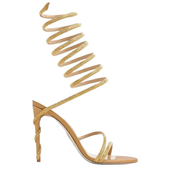 rene caovilla cleo open toe sandals crystal embellished spiral wrap around sandal twining rhinestone sandal women rainbow stiletto heels sho, Black
rene caovilla cleo open toe sandals crystal embellished spiral wrap around sandal twining rhinestone sandal women rainbow stiletto heels sho, Black