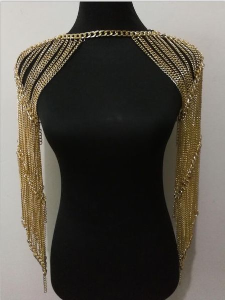 necklaces new fashion style wrb1013 women harness gold chains shoulder chain collar choker gold necklace jewelry accessories 3 colors, Silver
necklaces new fashion style wrb1013 women harness gold chains shoulder chain collar choker gold necklace jewelry accessories 3 colors, Silver
