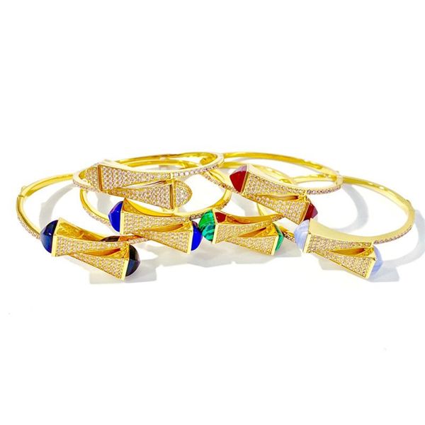 bangle ins popular style yellow gold color jewelry double pyramid crystal dangle with naturial stone bracelets for women middle east, Black
bangle ins popular style yellow gold color jewelry double pyramid crystal dangle with naturial stone bracelets for women middle east, Black
