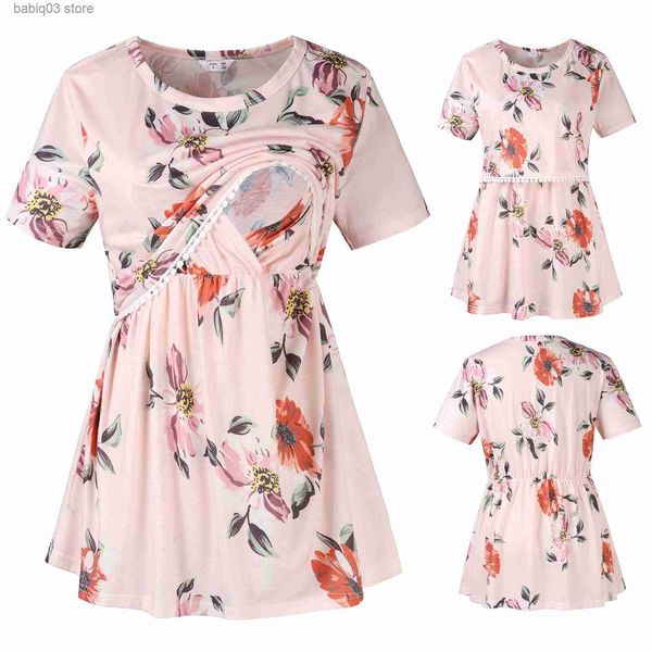 maternity tees womens maternity clothes 2023 summer short sleeve floral printed nursing pregnancy clothing t shirt for breastfeeding t230, White
maternity tees womens maternity clothes 2023 summer short sleeve floral printed nursing pregnancy clothing t shirt for breastfeeding t230, White