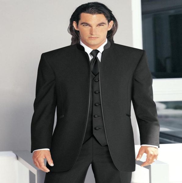 handsome classic custom made black wedding suits for men groom suit three piece mens5370159
handsome classic custom made black wedding suits for men groom suit three piece mens5370159