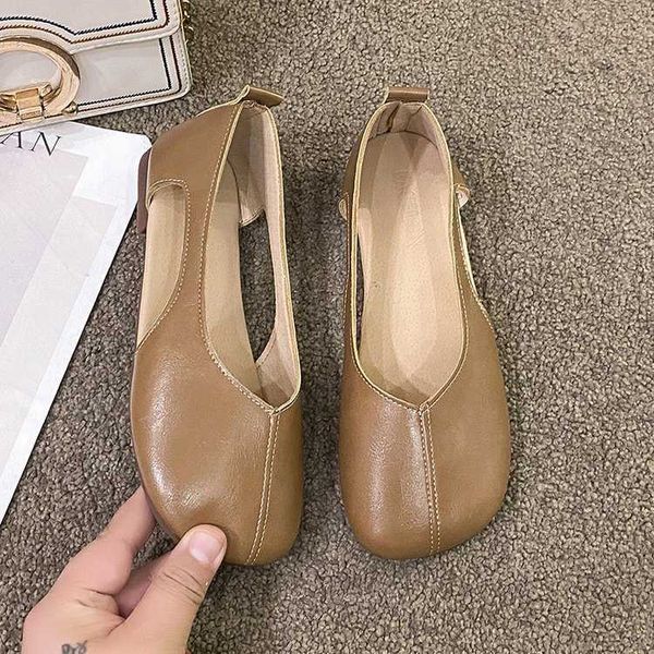 doudou single shoe 2023 new summer grandma flat pregnant women nurse floating soft bottom small leather shoes, Black
doudou single shoe 2023 new summer grandma flat pregnant women nurse floating soft bottom small leather shoes, Black