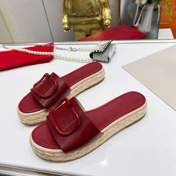 designer's all-in-one slippers straw braided summer open toe sandals multi-color men's and women's flat platform sandals, Black
designer's all-in-one slippers straw braided summer open toe sandals multi-color men's and women's flat platform sandals, Black