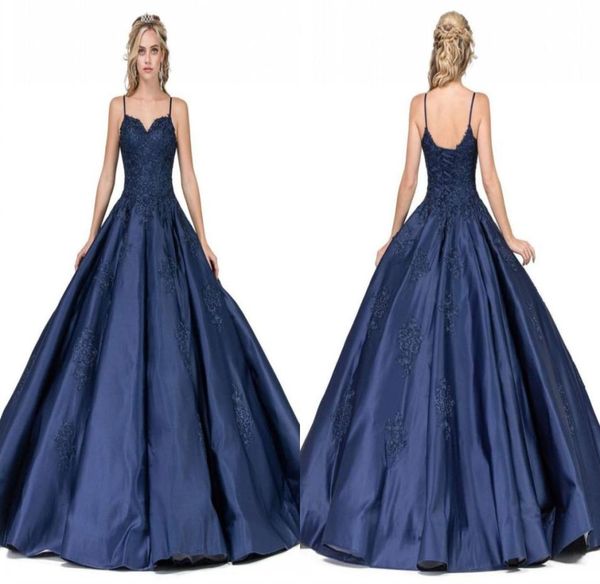 simple navy blue ball gown quinceanera prom dresses with spaghetti straps satin open back lace evening party sweet 16 dress3179458, Blue;red
simple navy blue ball gown quinceanera prom dresses with spaghetti straps satin open back lace evening party sweet 16 dress3179458, Blue;red
