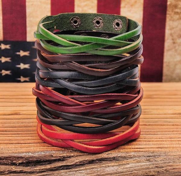 bangle g548 lot 6pcs genuine cow leather plaite braided bracelet wristband cuff new, Black
bangle g548 lot 6pcs genuine cow leather plaite braided bracelet wristband cuff new, Black