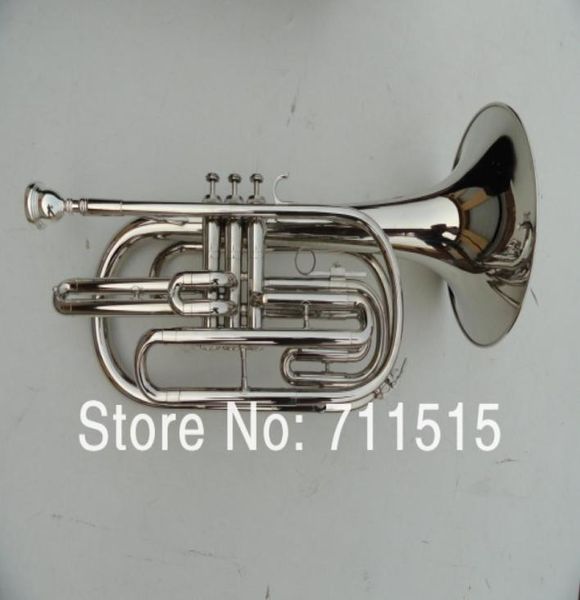 silver plated marching baritone horn bb brass music instrument horn with mouthpiece nylon case 1771378
silver plated marching baritone horn bb brass music instrument horn with mouthpiece nylon case 1771378