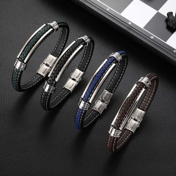 jewelry fashionable stainless steel bracelet for men and women universal 2022 line diy can be added, Black
jewelry fashionable stainless steel bracelet for men and women universal 2022 line diy can be added, Black