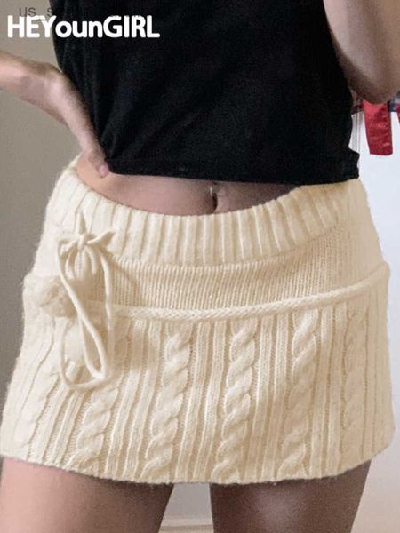 skirts heyoungirl knitted lace up women mini skirts hight waist winter cute casual vintage female short skirt street outfits cloth l230522, Black
skirts heyoungirl knitted lace up women mini skirts hight waist winter cute casual vintage female short skirt street outfits cloth l230522, Black