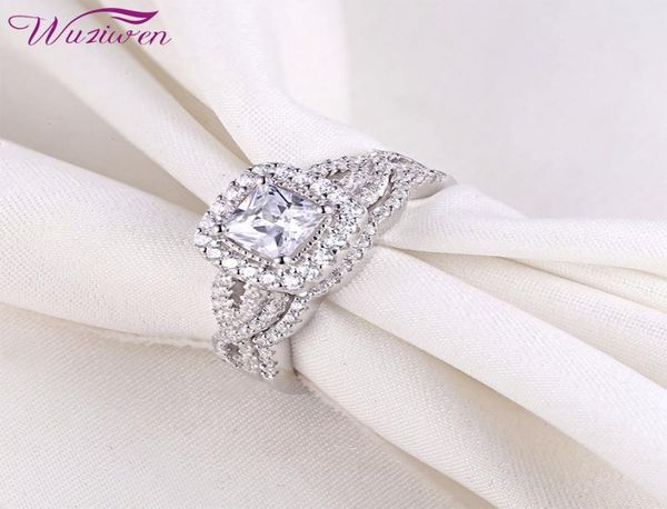wuziwen 2 pcs 925 sterling silver wedding engagement ring bridal set classic jewelry for women 14ct princess cut zircon br0715 y19321173, Golden;silver
wuziwen 2 pcs 925 sterling silver wedding engagement ring bridal set classic jewelry for women 14ct princess cut zircon br0715 y19321173, Golden;silver