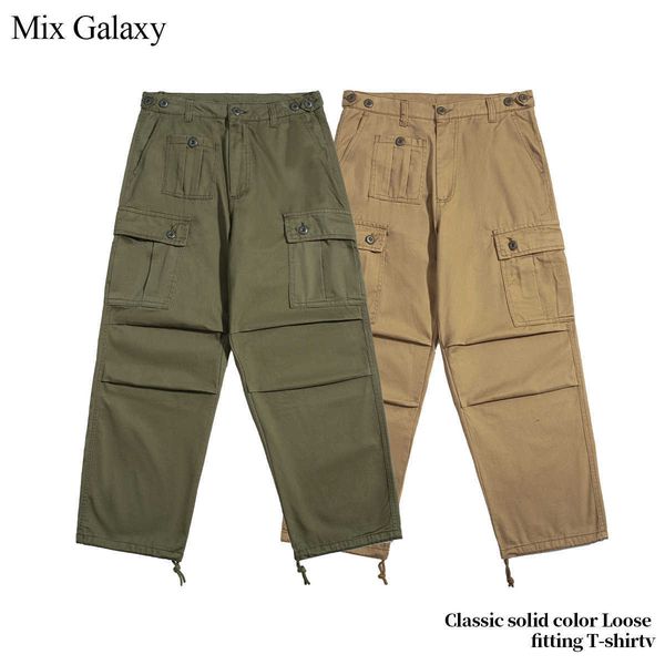 mix men's 2023 summer new product multi pocket work suit long pants work suit bag fashion casual pants for men, Black 
mix men's 2023 summer new product multi pocket work suit long pants work suit bag fashion casual pants for men, Black