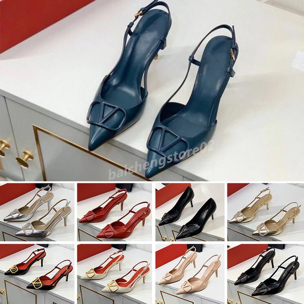 sandals for women high heels pointed casual shoes classics metal v-buckle thin heel 6cm 8cm 10cm genuine leather shallow women's red we, Black
sandals for women high heels pointed casual shoes classics metal v-buckle thin heel 6cm 8cm 10cm genuine leather shallow women's red we, Black