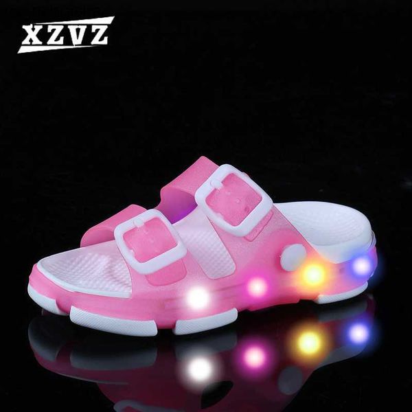 slipper xzvz kids sandals led glowing boys girls shoes soft sole childrens sandals indoor outdoor kids casual shoe travel beach slipper, Black;grey
slipper xzvz kids sandals led glowing boys girls shoes soft sole childrens sandals indoor outdoor kids casual shoe travel beach slipper, Black;grey