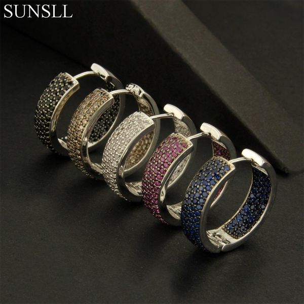 huggie sunsll silver color copper pins multicolor cubic zirconia big round hoop earrings women's fashion party jewelry cobre cz brinco, Golden;silver
huggie sunsll silver color copper pins multicolor cubic zirconia big round hoop earrings women's fashion party jewelry cobre cz brinco, Golden;silver