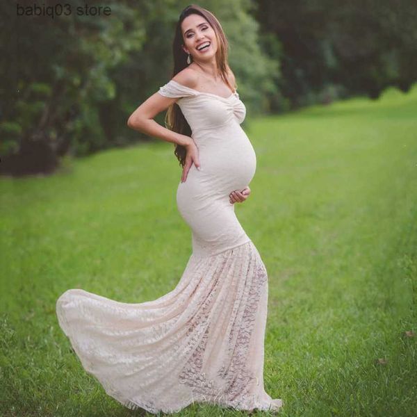 maternity dresses maternity off shoulders lace mermaid dress pregnant women baby shower shoot pgraphy props clothes pregnancy maxi gown t230, White
maternity dresses maternity off shoulders lace mermaid dress pregnant women baby shower shoot pgraphy props clothes pregnancy maxi gown t230, White