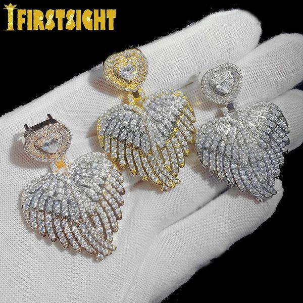 necklaces new iced out bling zircon angel wings pendant necklace tow tone color cz heart wing charm necklaces men women hip hop jewelry, Silver
necklaces new iced out bling zircon angel wings pendant necklace tow tone color cz heart wing charm necklaces men women hip hop jewelry, Silver