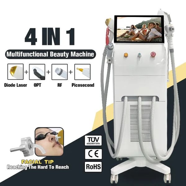 4 in 1 ipl laser hair removal picosecond laser tattoo removal rf 808mn diode laser hair removal machine, Black
4 in 1 ipl laser hair removal picosecond laser tattoo removal rf 808mn diode laser hair removal machine, Black